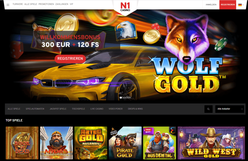 N1 Casino Webseite 1