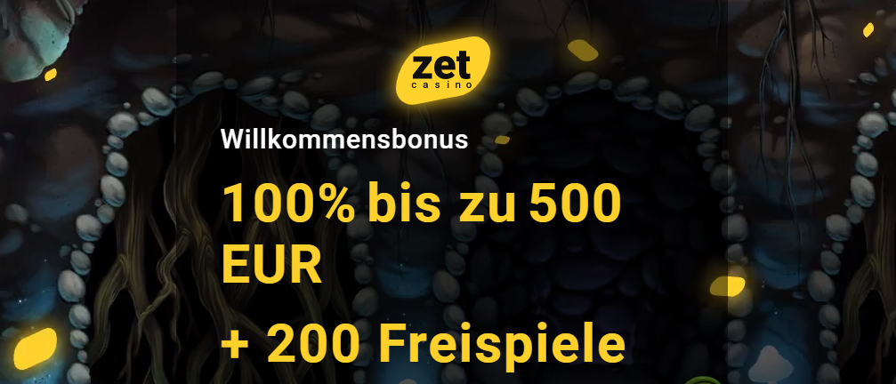 2021 01 06 14 58 02 Zet Casino Willkommensbonus 100 bis zu 500 EUR 200 Freispiele
