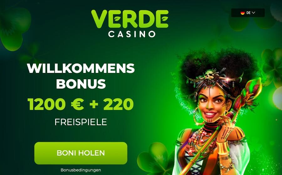 Verde-Casino: No-Deposit-Bonus für deutsche Spieler