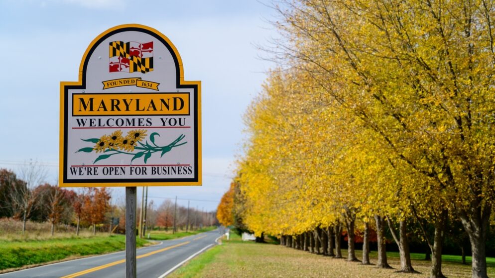 Maryland macht Weg für Online-Glücksspiel frei